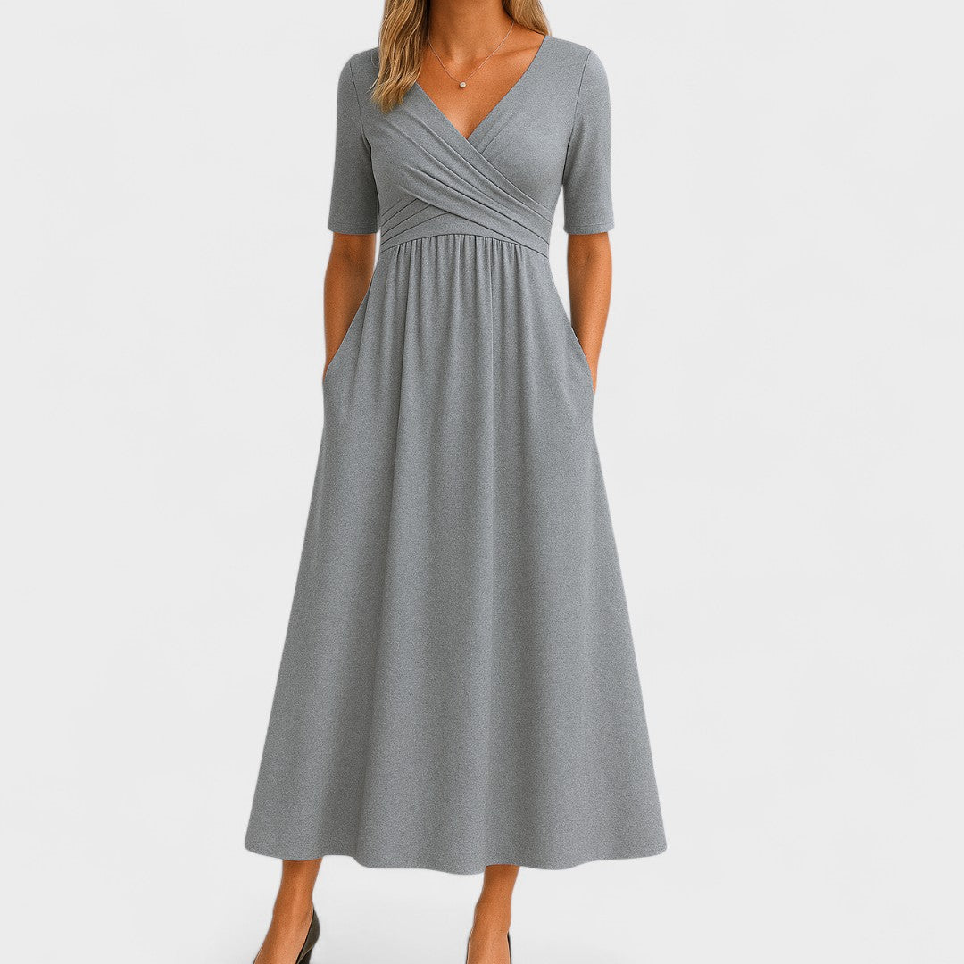 Ivy Elegante Midi-jurk | Flatterende Pasvorm, Comfortabele Stof 0