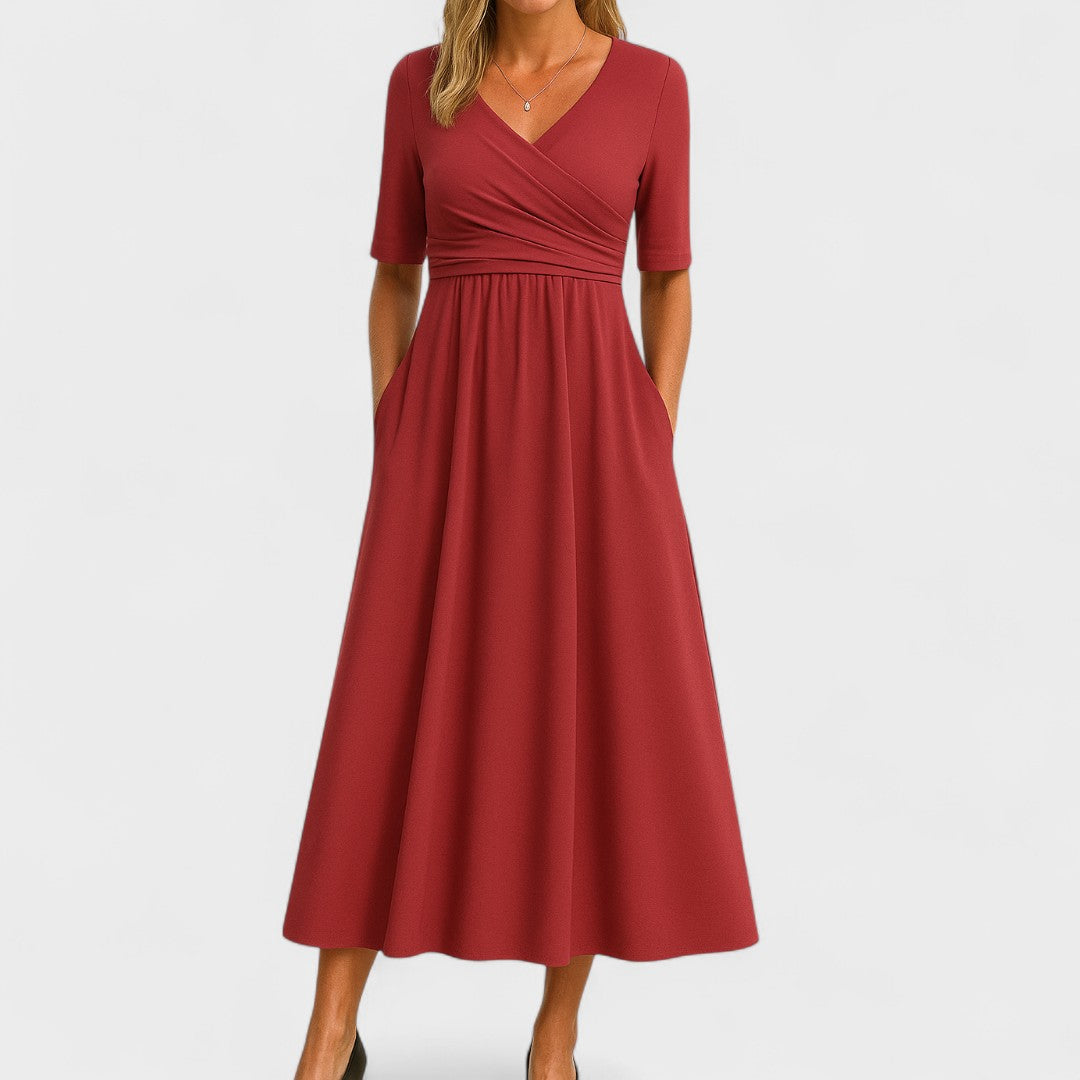Ivy Elegante Midi-jurk | Flatterende Pasvorm, Comfortabele Stof 5