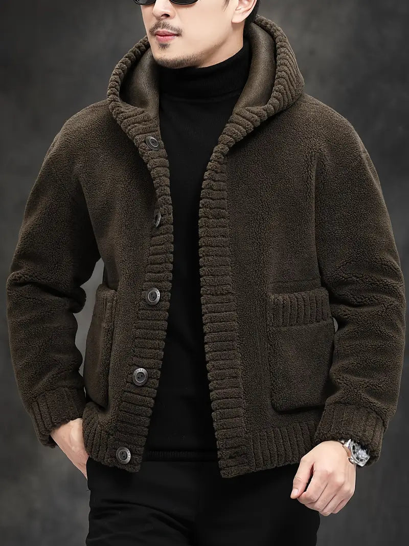 Jasper Heren Hoodie | Gebreid, Comfortabel en Warm 2