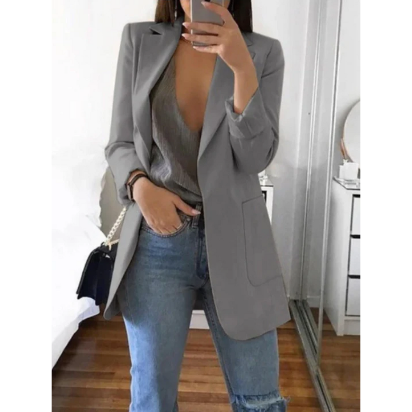 Julianne Dames Blazer | Zwart, Slim-Fit en Elegant 10