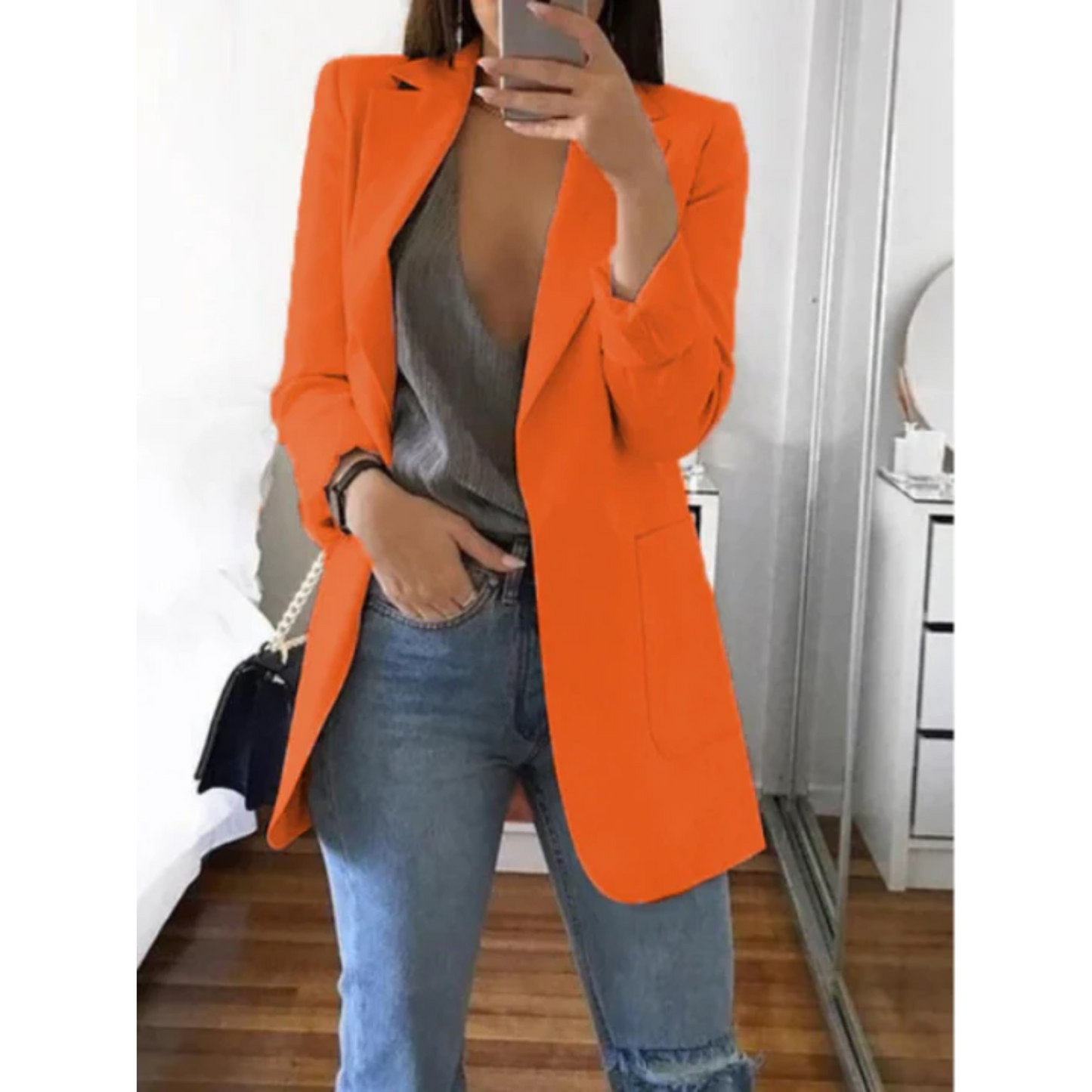 Julianne Dames Blazer | Zwart, Slim-Fit en Elegant 9