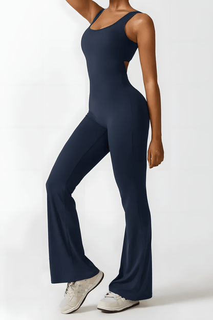 MILARA | Wijd uitlopende elegante jumpsuit