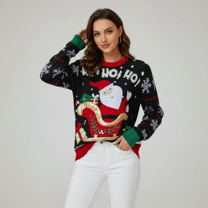 Kerry Dames Kersttrui | Zachte Knit, Feestelijke Look 2