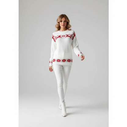 Kira Dames Kersttrui | 100% Acryl, Comfortabele Regular Fit en Feestelijke Look 4