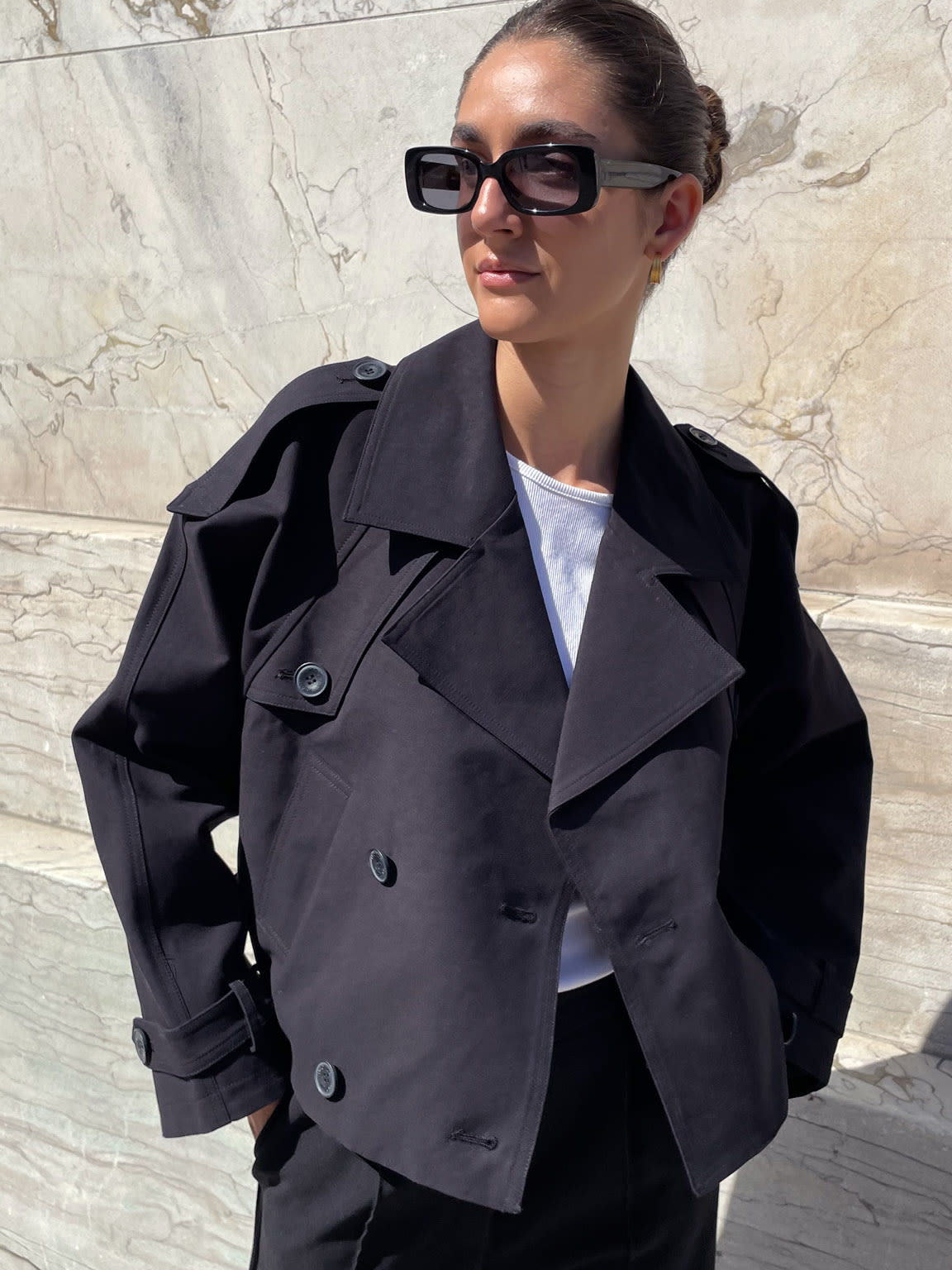 Kira Dames Trenchcoat | Korte Lichtgewicht, Elegante Pasvorm in Groen 2