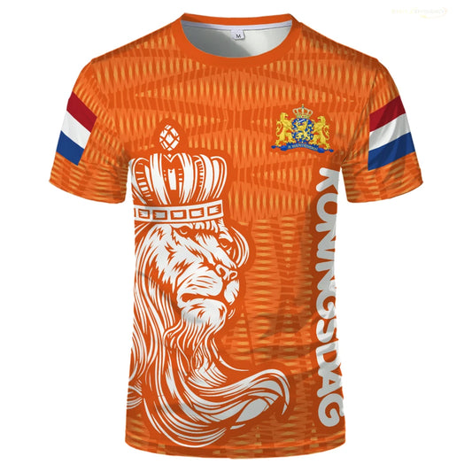 Koning Heren T Shirt | Zachte Polyester, Unisex voor Feestdagen 0