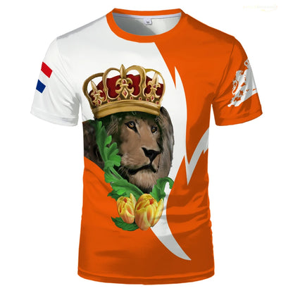 Koning Heren T Shirt | Zachte Polyester, Unisex voor Feestdagen 1