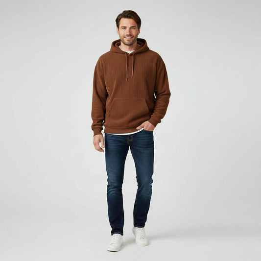 Kora Heren Hoodie | Oversized Corduroy, Casual Comfort 0