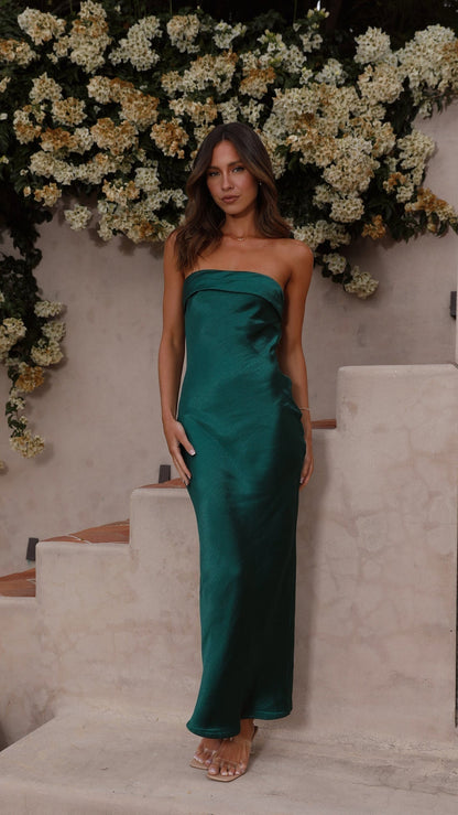 YVELINE | Strapless jurk met elegante snit