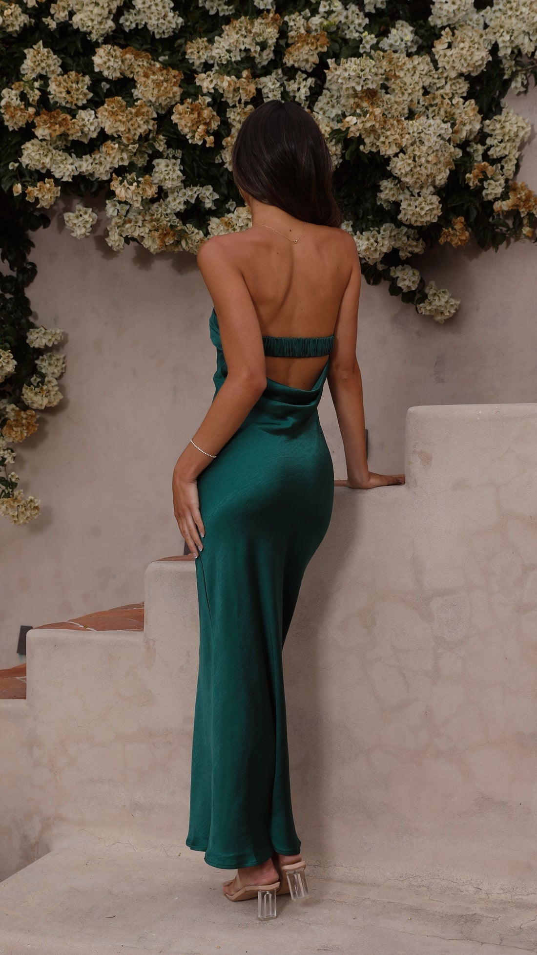 YVELINE | Strapless jurk met elegante snit