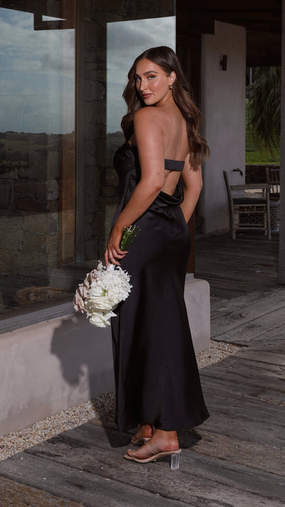 YVELINE | Strapless jurk met elegante snit