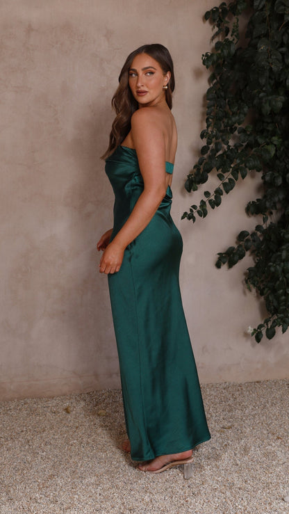 YVELINE | Strapless jurk met elegante snit
