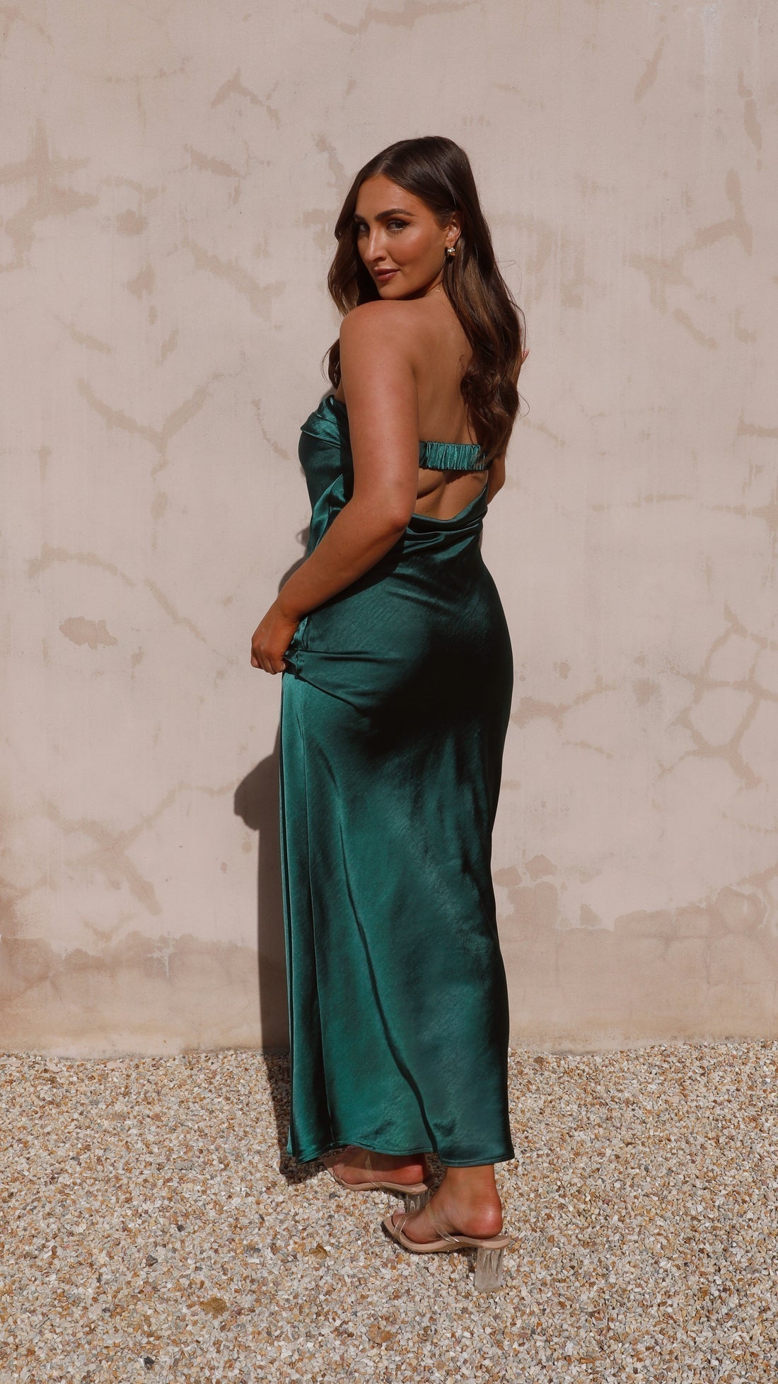 YVELINE | Strapless jurk met elegante snit