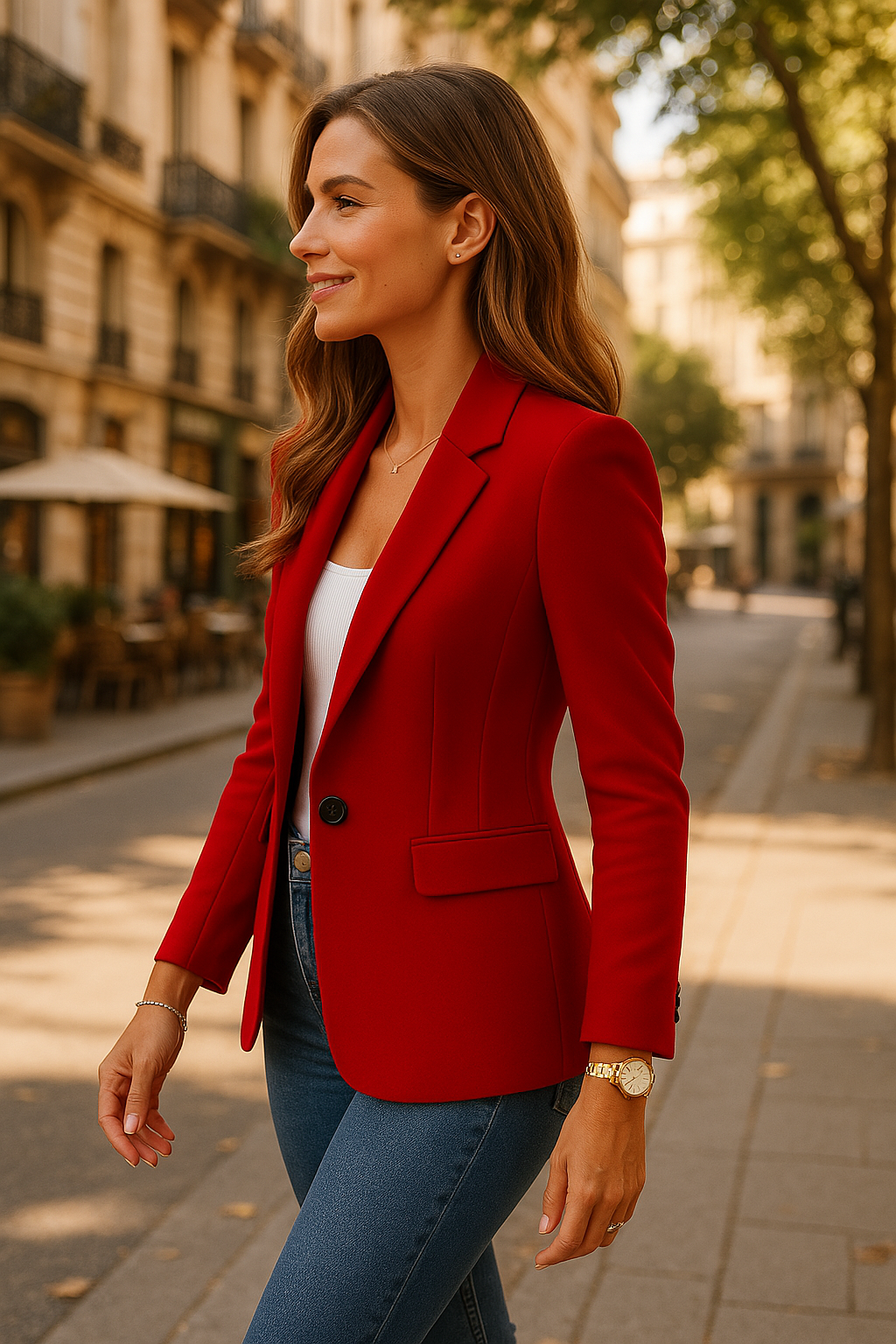 LEONORA | Getailleerde Damesblazer met Reverskraag 2