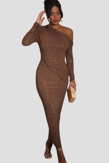 LIVANNE | Glitterende Maxi Jurk voor Oud & Nieuw