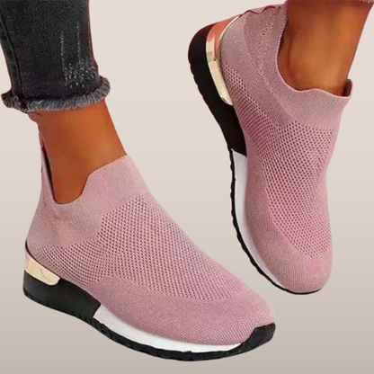 LYMARA | Orthopedische dames sneakers zonder veters – Ademend mesh en elastische instap 1