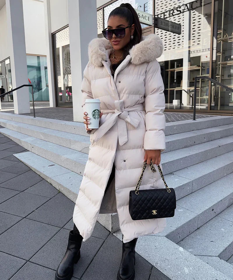 Lana Dames Lange Winterjas | Luxe Gewatteerd, Comfortabel 2