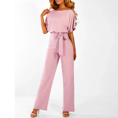 Laravie | Jumpsuit met Ceintuur en Wijde Pijpen 10