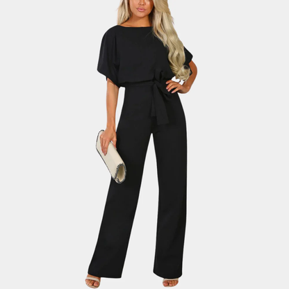Laravie | Jumpsuit met Ceintuur en Wijde Pijpen 12
