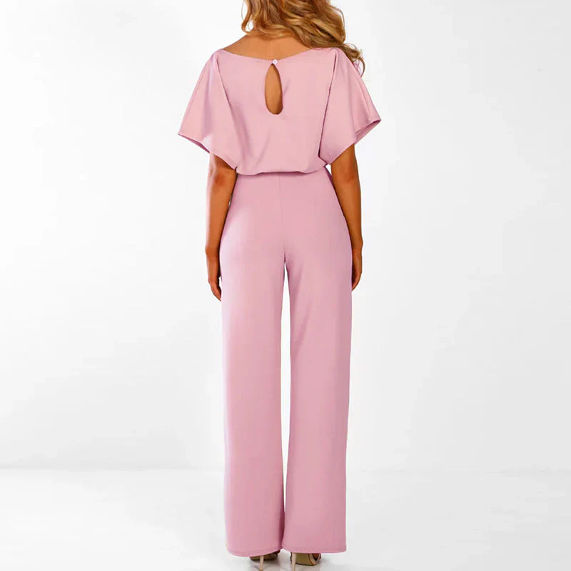 Laravie | Jumpsuit met Ceintuur en Wijde Pijpen 5