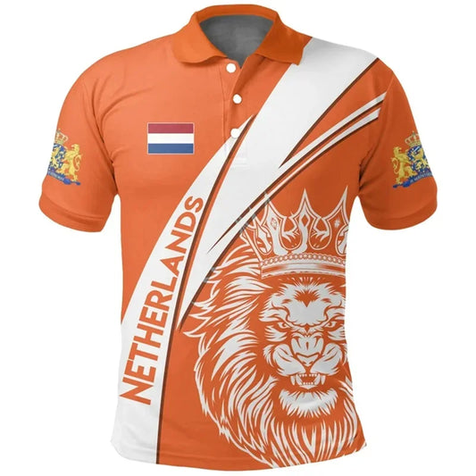 Lars Heren T-shirt | 3D Geprint, Casual Katoen 0