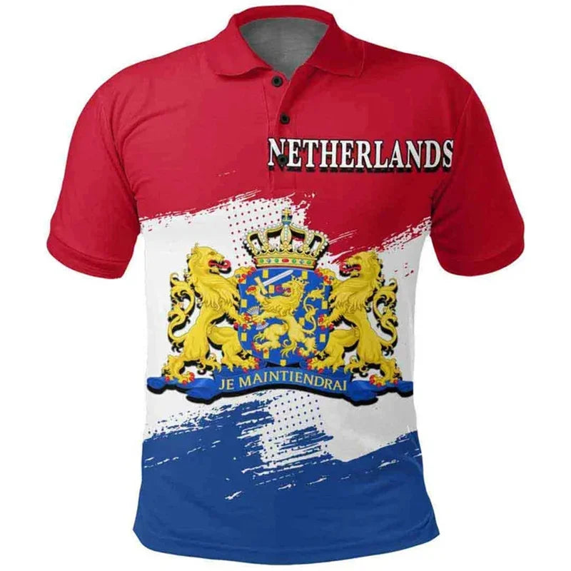Lars Heren T-shirt | 3D Geprint, Casual Katoen 2