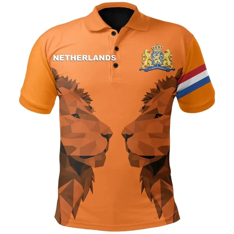 Lars Heren T-shirt | 3D Geprint, Casual Katoen 3