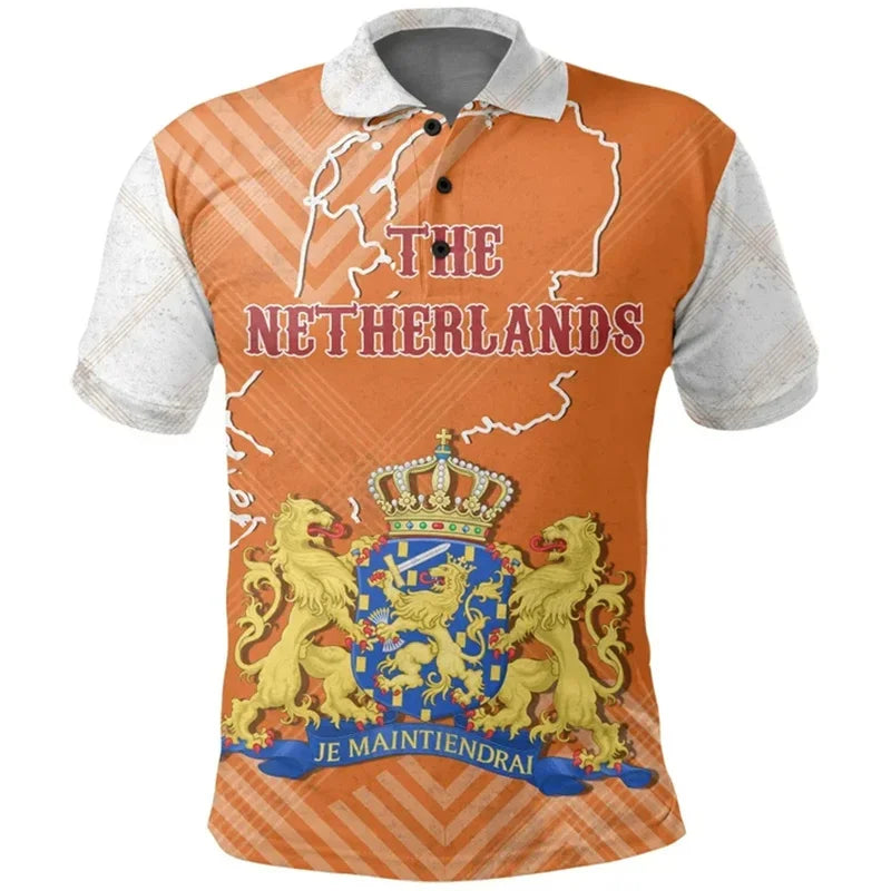 Lars Heren T-shirt | 3D Geprint, Casual Katoen 5