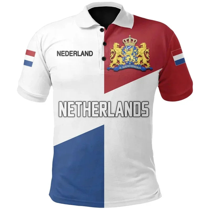 Lars Heren T-shirt | 3D Geprint, Casual Katoen 7
