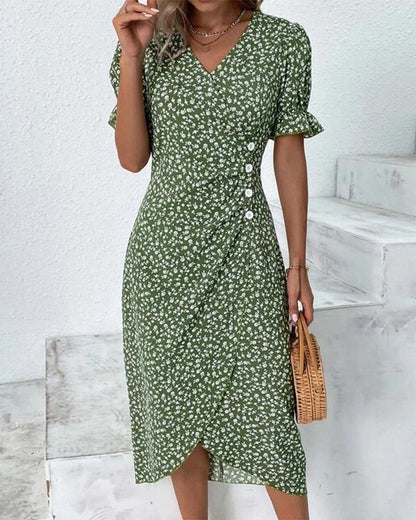 Leda – Tijdloze Zomerjurk met Elegante Pasvorm 0