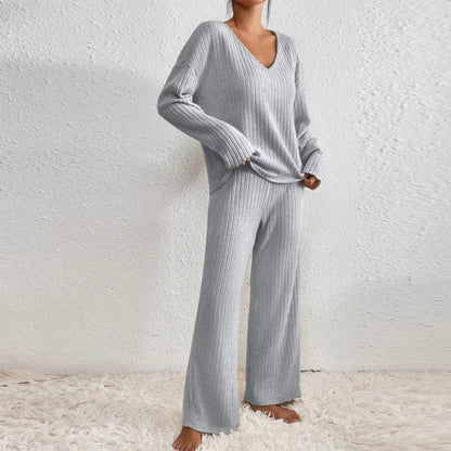Lena – Stijlvolle Gebreide Set met V-hals | Comfort & Elegantie 12