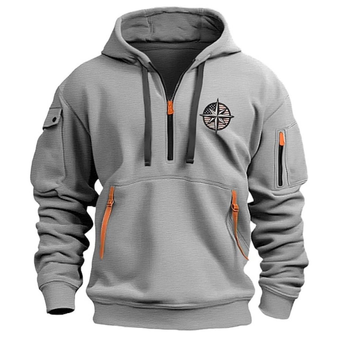 Leo Heren Hoodie | Zachte Katoenmix, Stijlvol Comfort 0