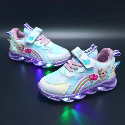 Lila Sneakers voor Meisjes | Lichtgevend LED-Effect, Comfortabel 2