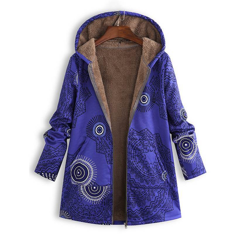 Lina Dames Vintage Jas | Warme Stof, Elegante Stijl