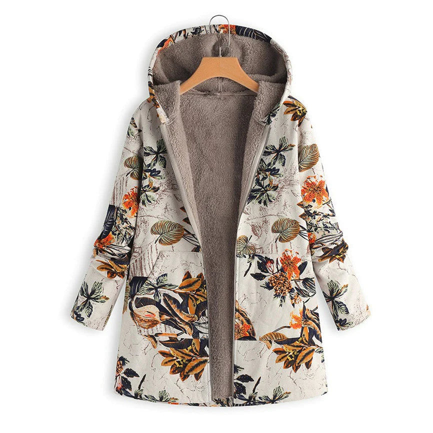 Lina Dames Vintage Jas | Warme Stof, Elegante Stijl