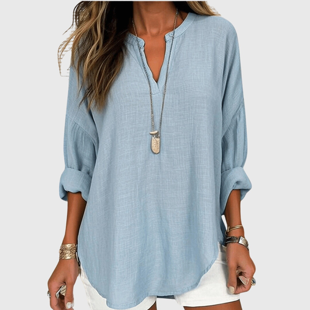 Lina Vrouwen Strandshirt | Ademend Comfort, Elegant Design 0
