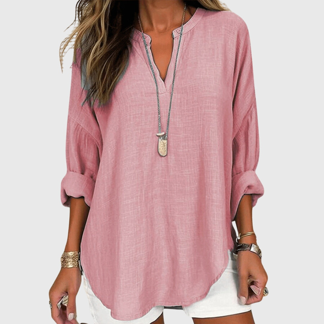 Lina Vrouwen Strandshirt | Ademend Comfort, Elegant Design 3