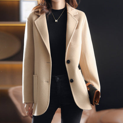 Linde Dames Blazer | Comfortabele Pasvorm, Bruin