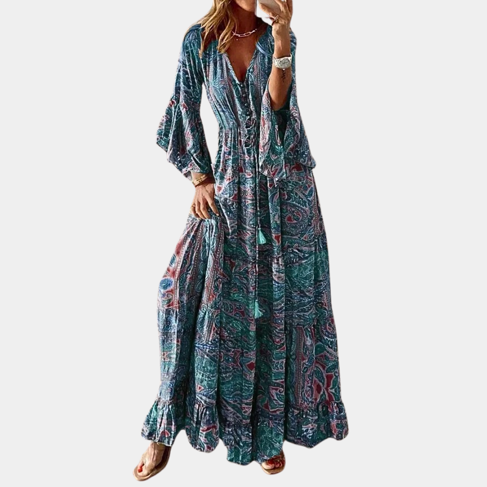 Liora Belle | Boho Lange Jurk voor Vrouwen 0