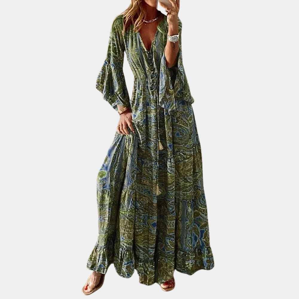 Liora Belle | Boho Lange Jurk voor Vrouwen 2
