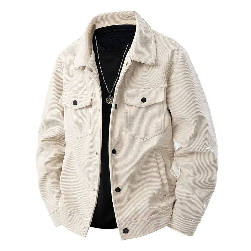 Loren Heren Corduroy Jas | Casual Comfort