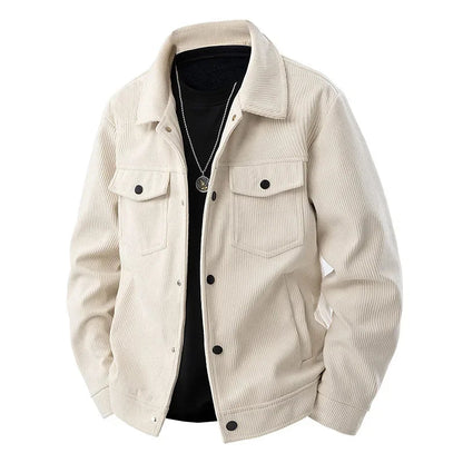 Loren Heren Corduroy Jas | Casual Comfort