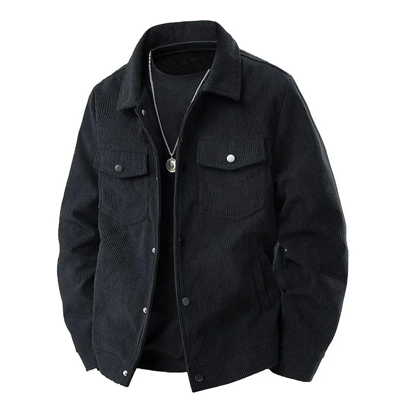 Loren Heren Corduroy Jas | Casual Comfort