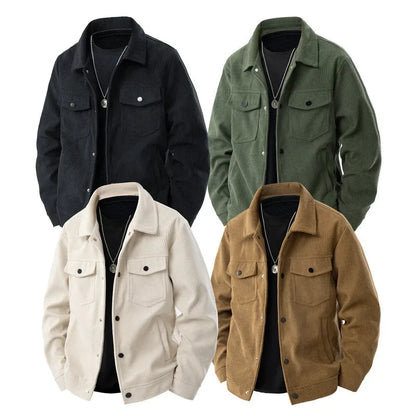 Loren Heren Corduroy Jas | Casual Comfort