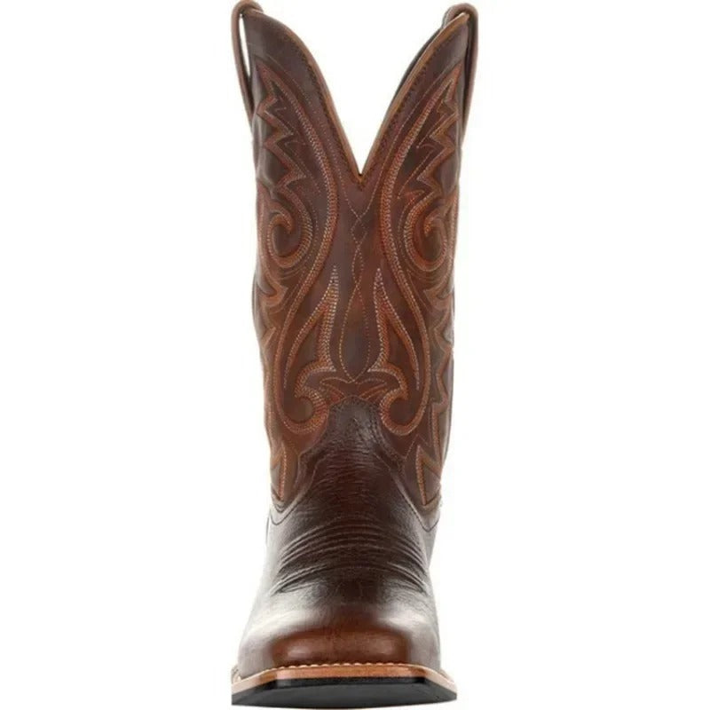 Loren Heren Cowboylaarzen | Duurzaam PU-leer, Stoer en Comfortabel