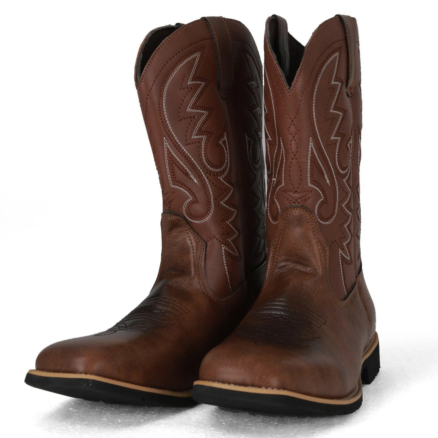 Loren Heren Cowboylaarzen | Duurzaam PU-leer, Stoer en Comfortabel
