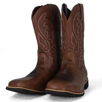 Loren Heren Cowboylaarzen | Duurzaam PU-leer, Stoer en Comfortabel