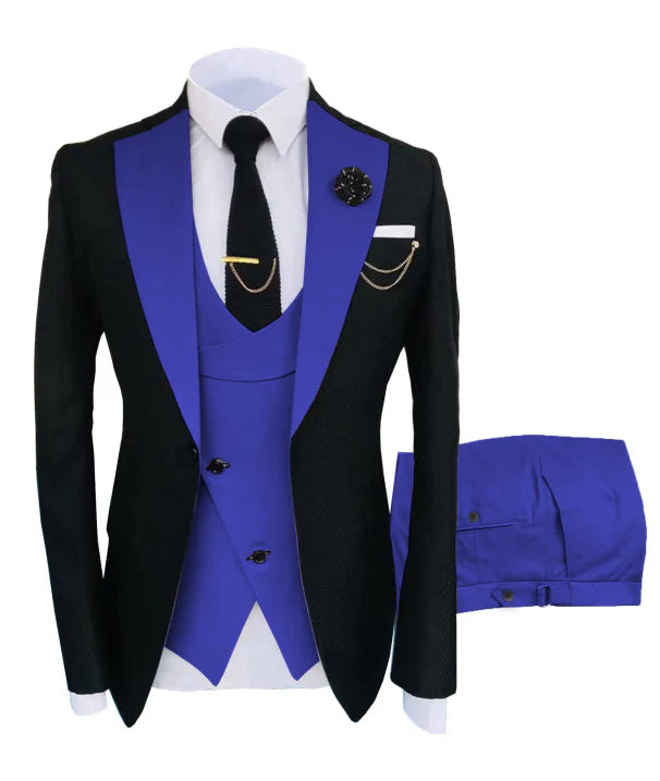 Luxe 3 Delig Heren Pak | Elegante Snit voor Trouw en Formele Evenementen