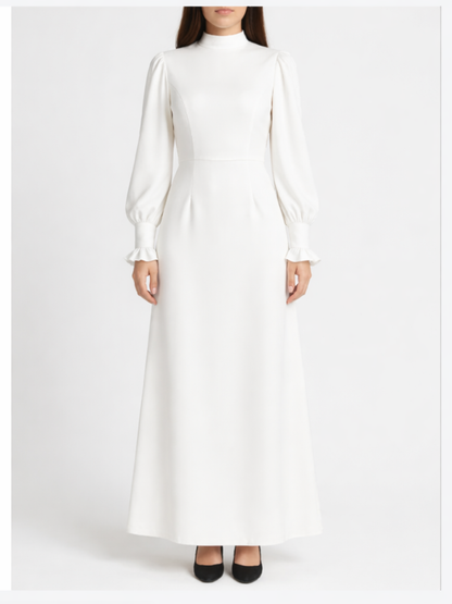 Maëlle | Geplisseerde Maxi Jurk met Elegante Flair 6