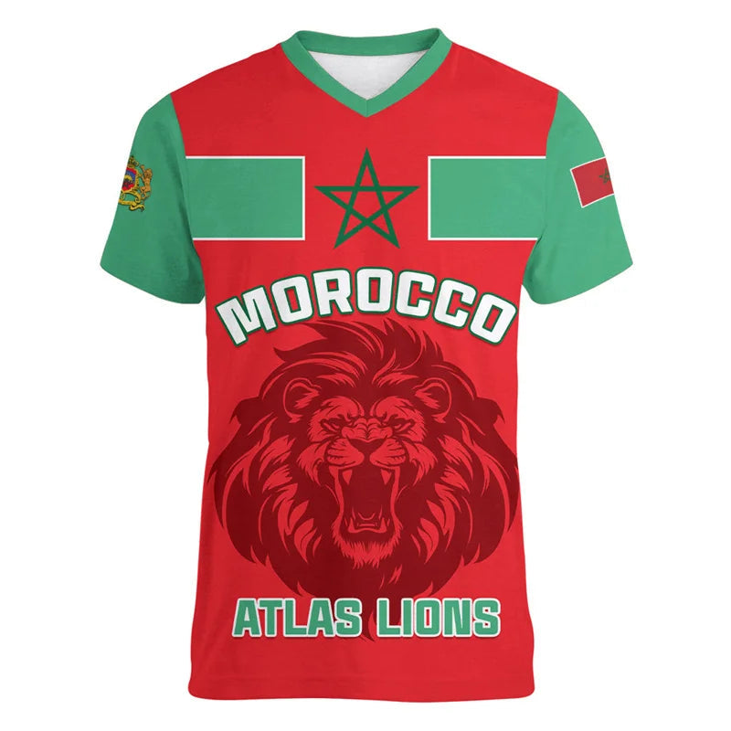 Maro Voetbal Shirt voor Mannen | 3D Gedrukt, Korte Mouwen, 100% Katoen 0
